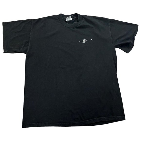 Vintage X-Files Mens XL Shirt Stanley Desantis Short Sleeve Black - Picture 3 of 10